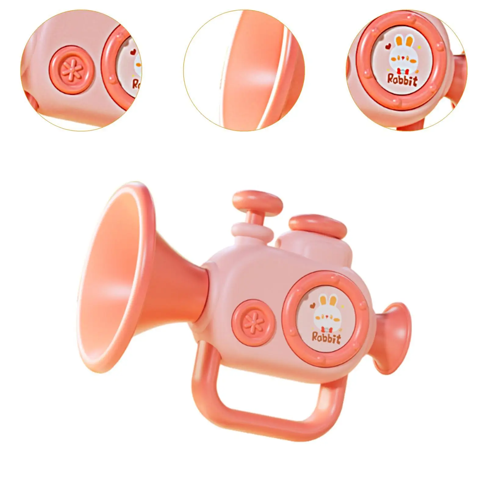 Gwizdek dla dzieci w kształcie małej trąbki dla dzieci w wieku 2-4 lat