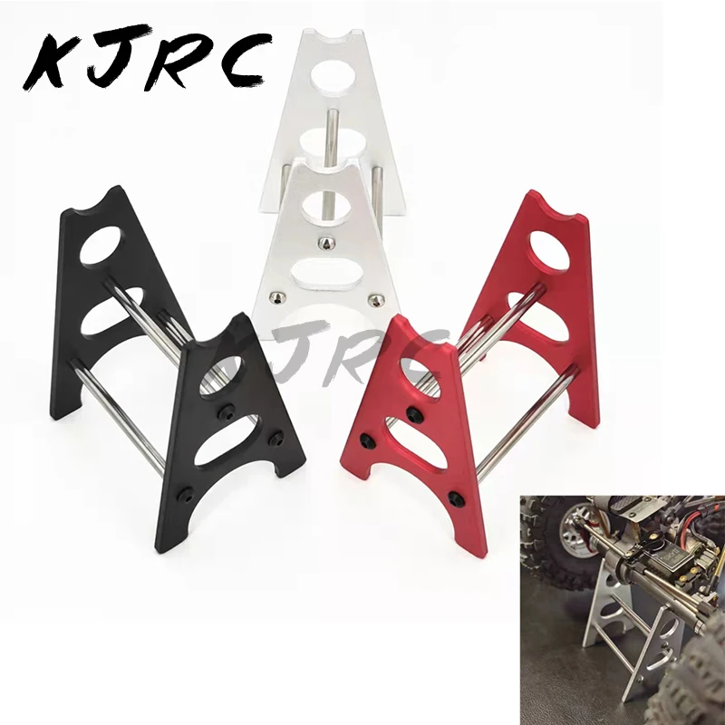 

Simulation Metal Jack Repair Stand Rack for 1/8 /10 RC Car Axial SCX10 TRX-4 Tamiya CC01 RC4WD D90 D110 RC Crawler