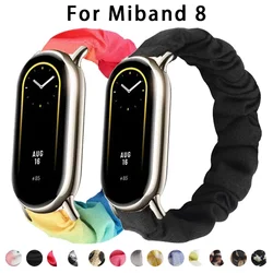 Correa elástica para reloj inteligente Xiaomi Mi Band 8, Pulsera con estampado de tela, NFC