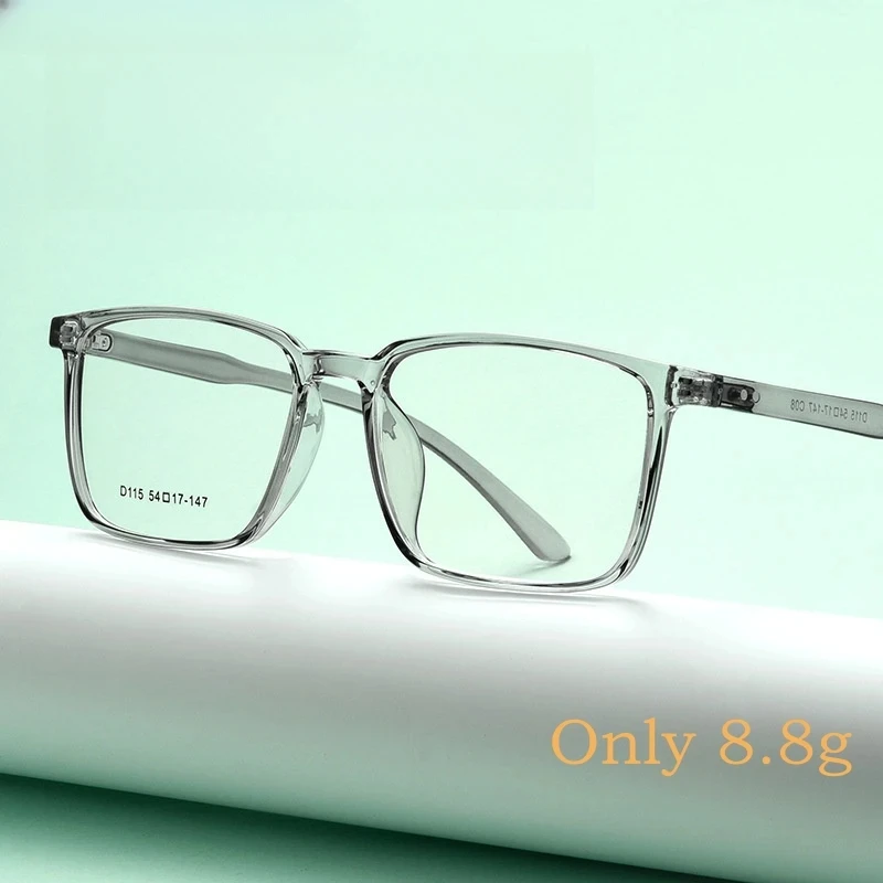 초경량 패션 안경 프레임, 유연한 TR90, 근시 안경 프레임, 레트로 스퀘어 광학 처방, 여성 안경 프레임, D115