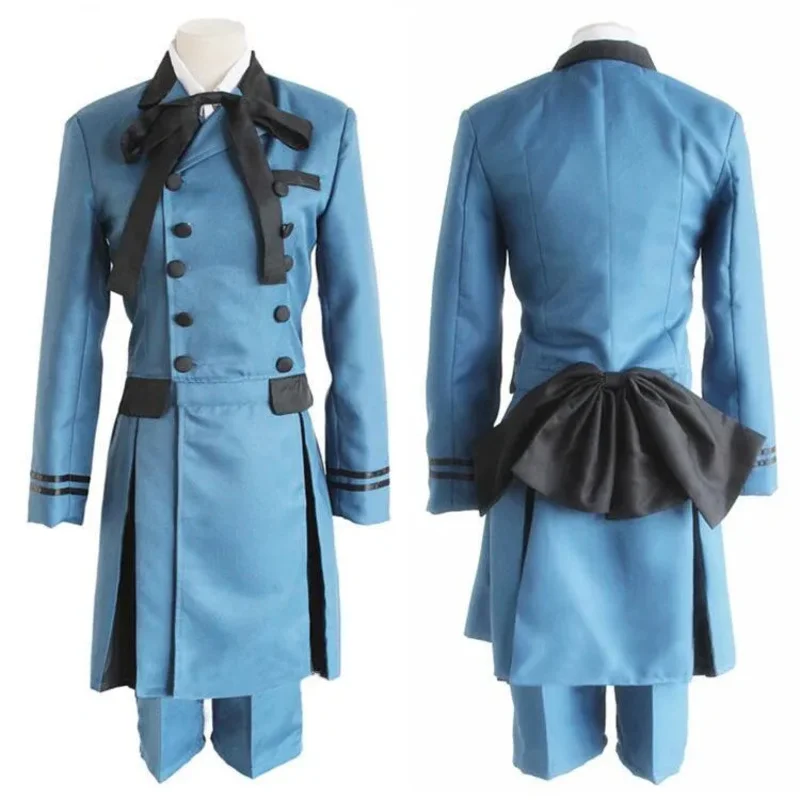 qq023 Black Butler Ciel Phantomhive packaging Sebastian Kuroshitsuji Aristocrat Cosplay Costume and