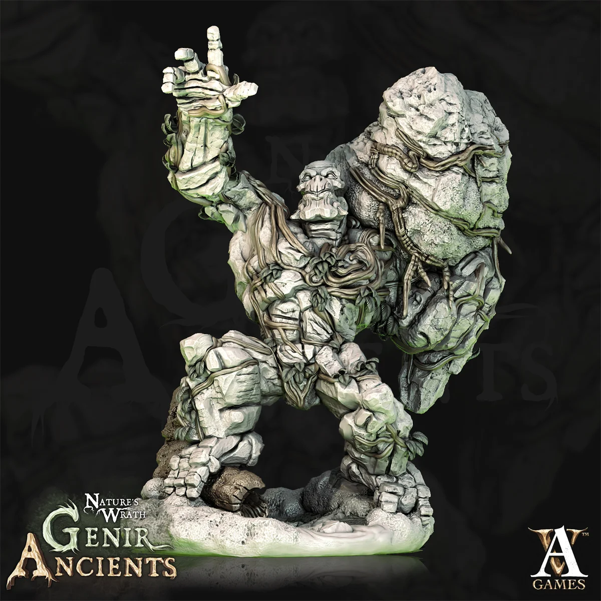 Dnd Miniatures Figures Forest Monsters Tree People Stone People Elves Models Villains 3d Printing