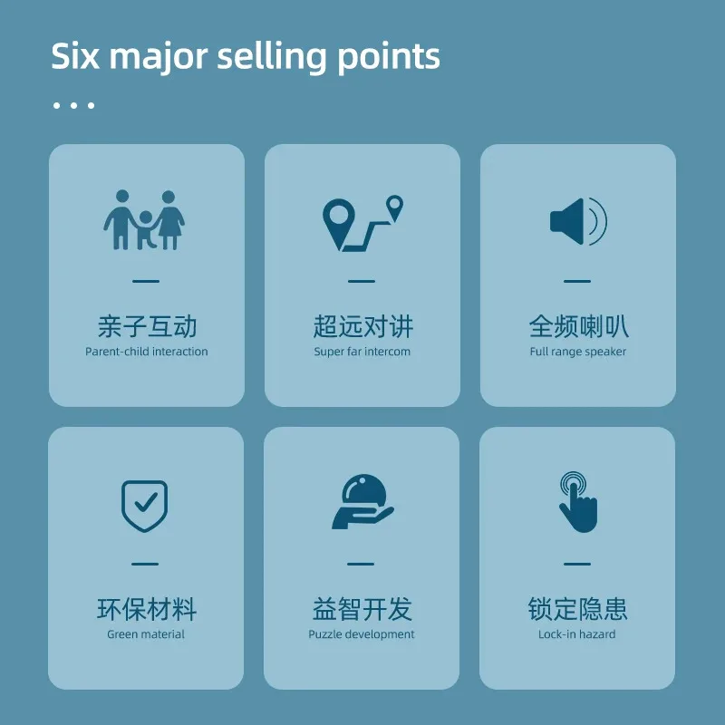 Crianças walkie talkie brinquedo estudante sem fio pai-filho intercom ao ar livre com bateria de longa duração presente de comunicação clara