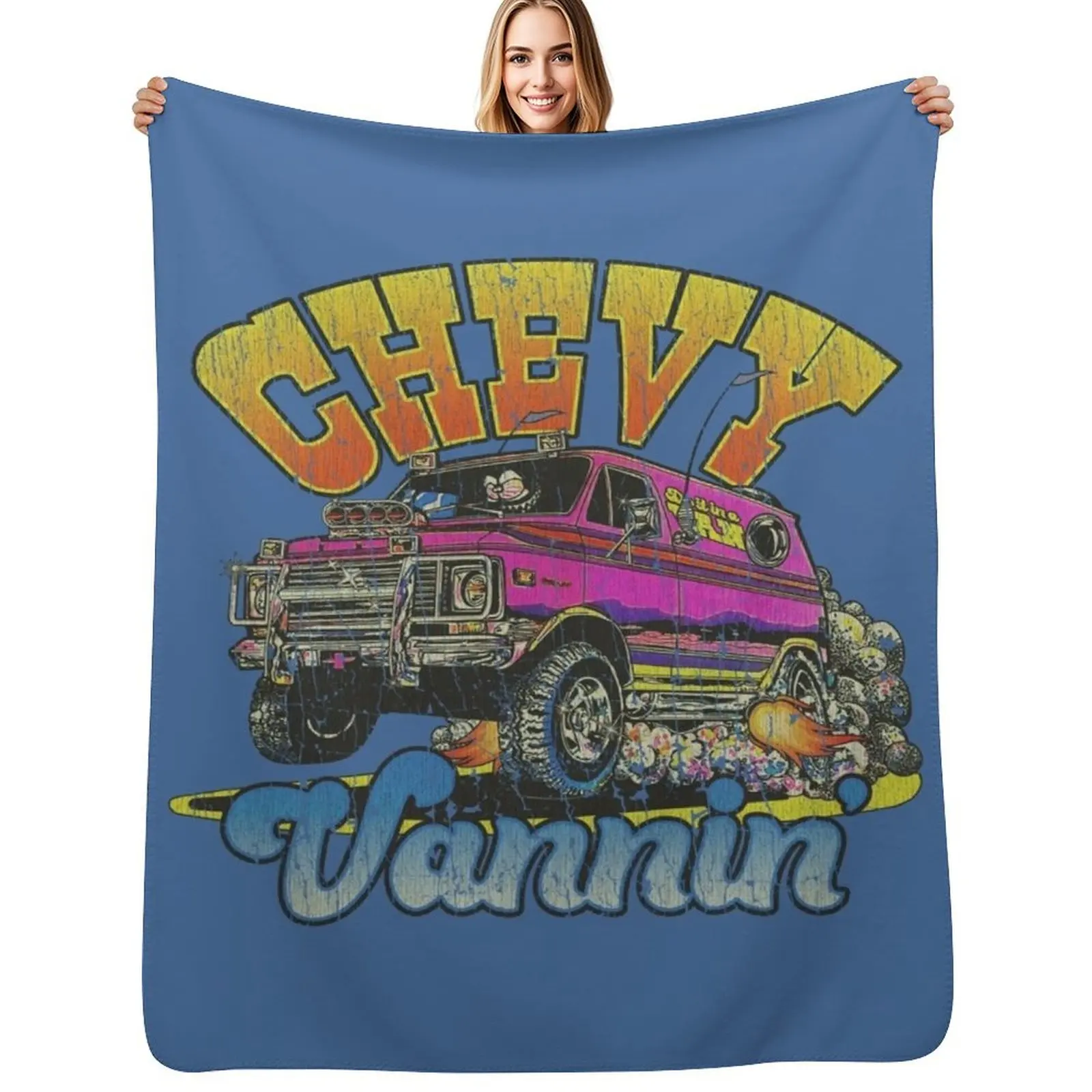 

Chevy Vannina 1974 Throw Blanket Elegant Warm Throw Blanket for Hotel Home