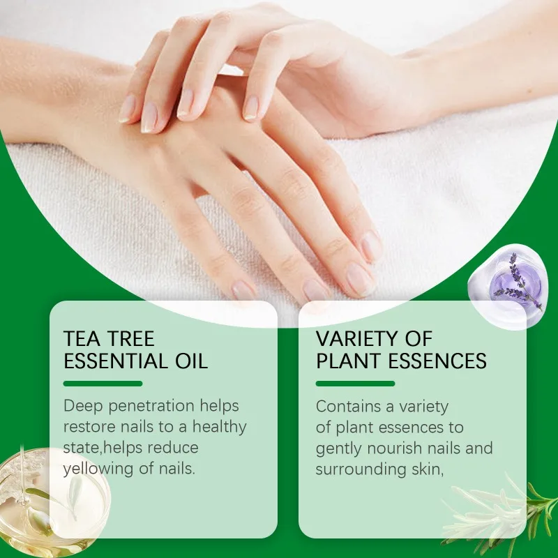 Full-Nail Tea Tree Essential Oil Relieve Swelling Pain Treatment Manicure Soften Remover Dead Skin for Pedicure Nails Care