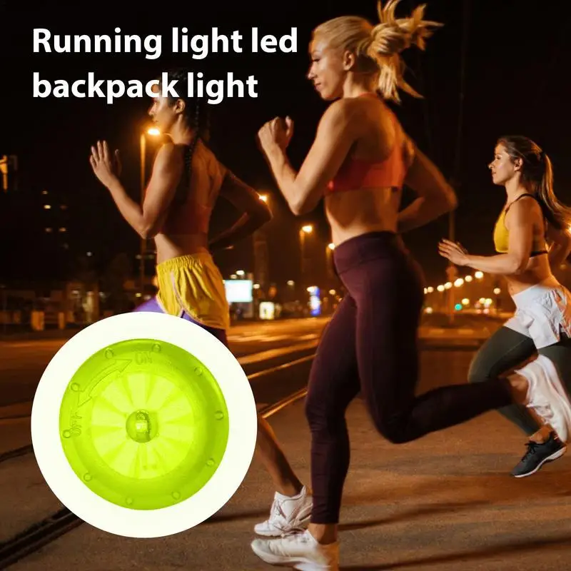 Safety Warning Light Outdoor Sports Night Running Walking Cycling LED Shoe Clip Light Backpack Lamp Running Accessories