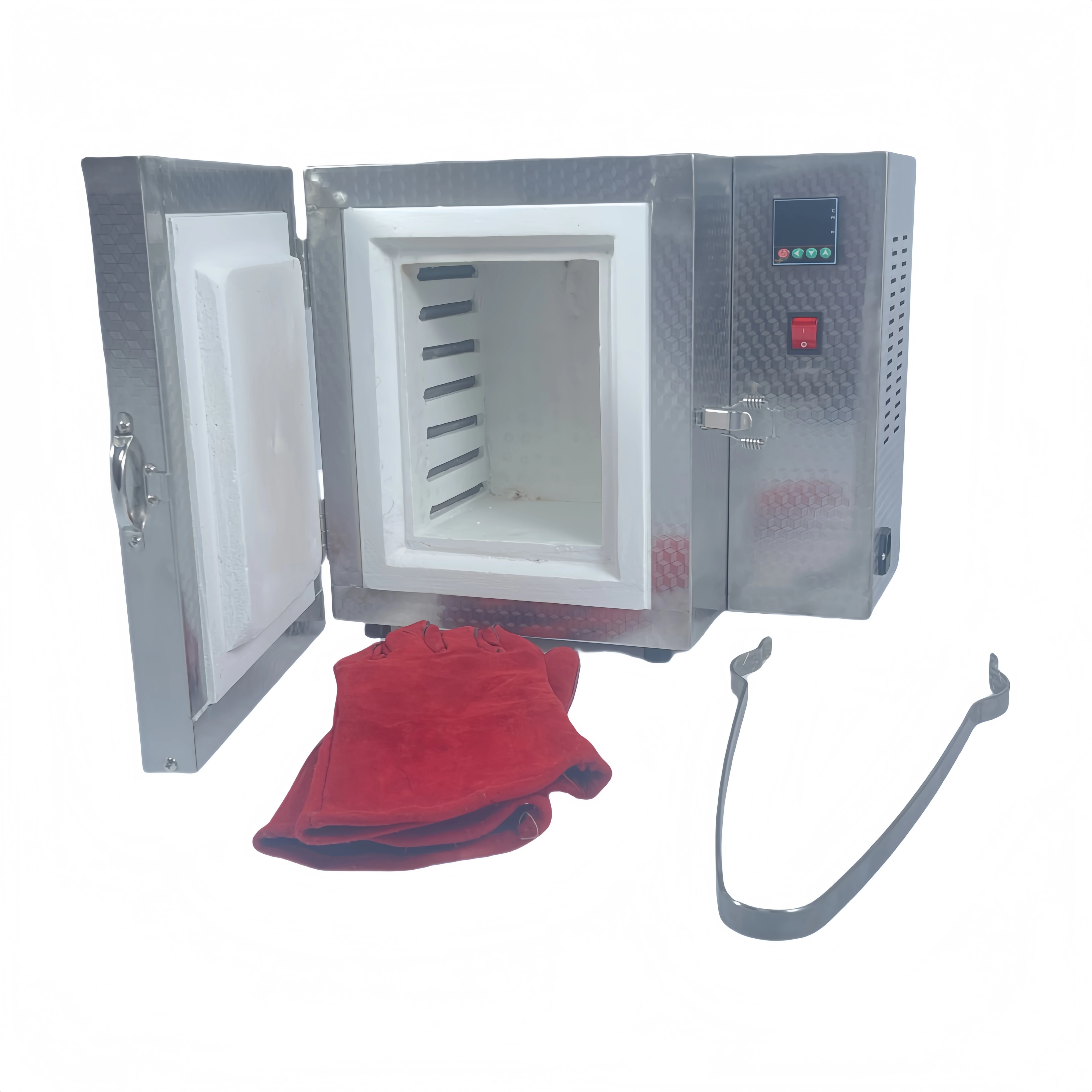 

Gold Silver Jewelry Oven Furnace Machines Resistance Furnace Engine Four-sided Plaster Mold For Ring Bracelet Hardware Parts