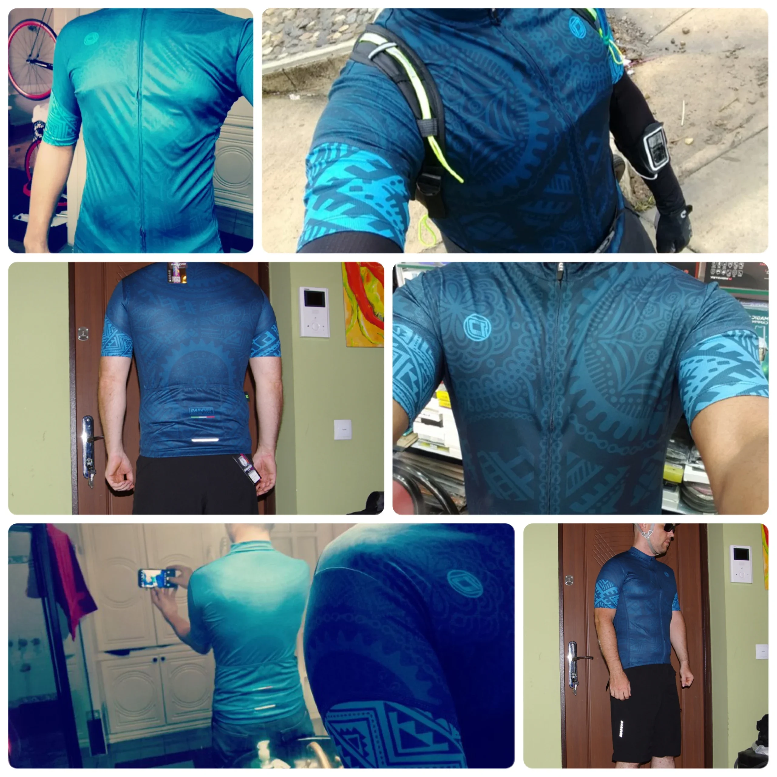 In Stock DAREVIE Cycling Jersey Breathable Cool Short Sleeve Summer Quick Dry MTB Road Biking Clo