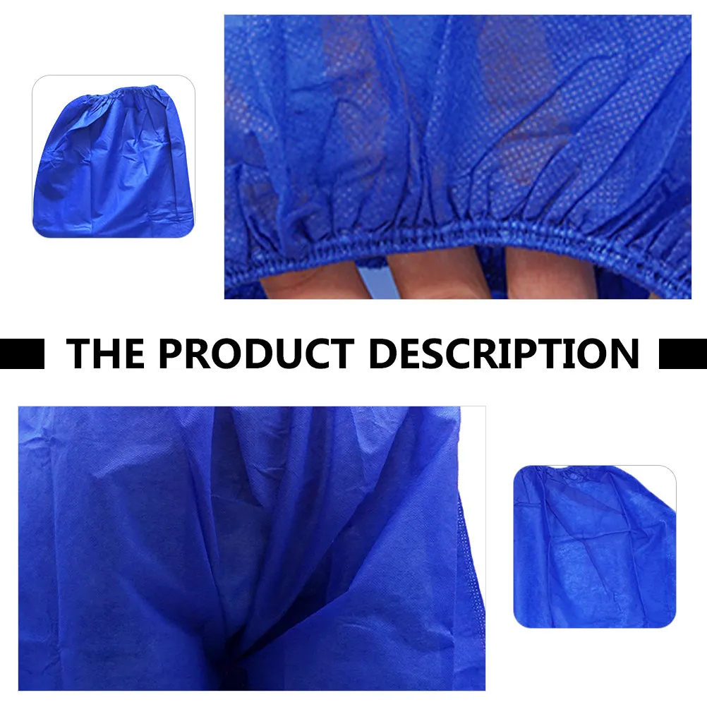 

10pcs Blue Massage Pants Disposable Underwear Moisture absorbing Flexible Travel Shorts for Women Soft Breathable Lightweight