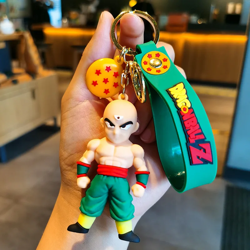 Anime Dragon Ball SonGoku Schlüsselanhänger Schmuck Son Goku Vegeta Piccolo Actionfiguren zur Taschendekoration
