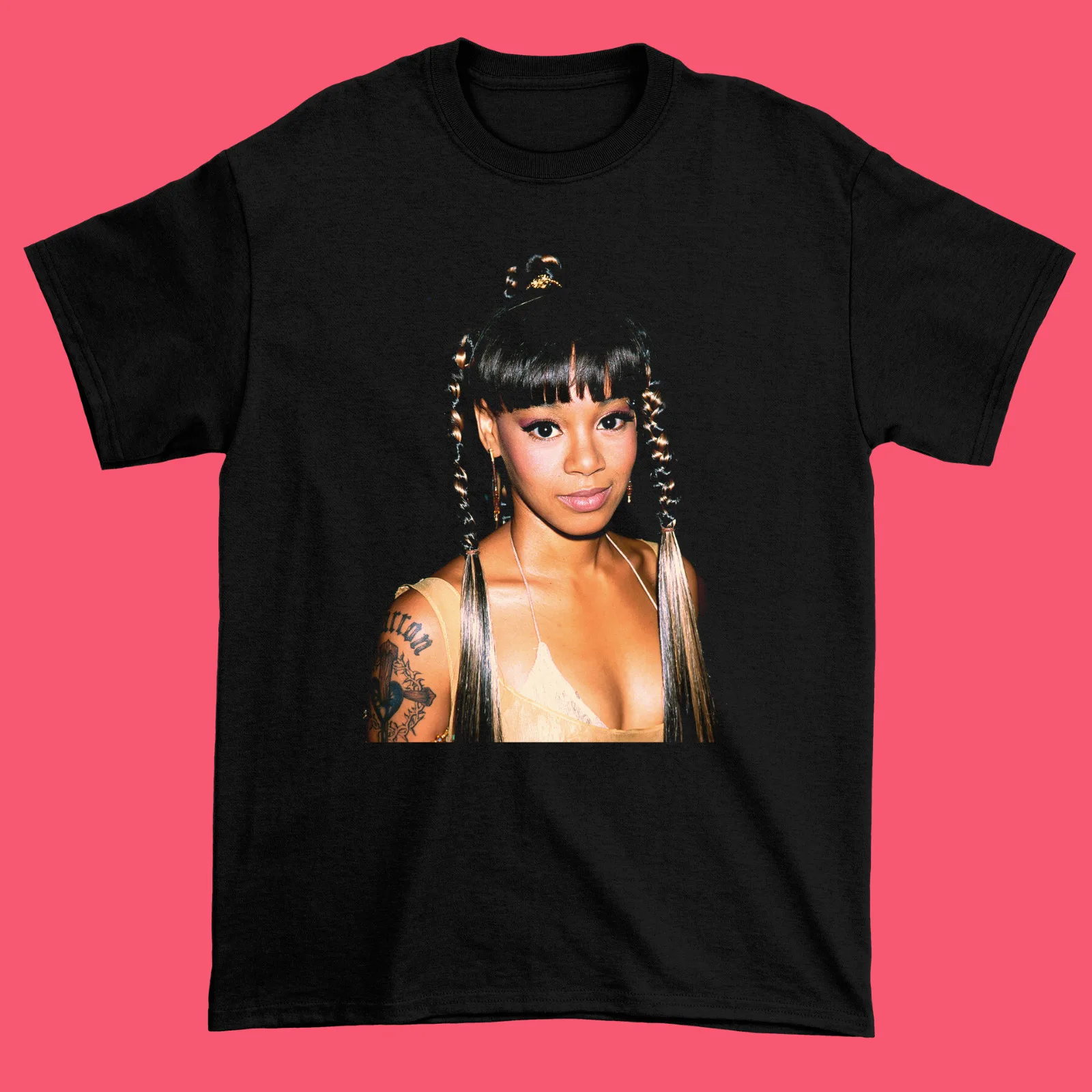 Lisa Lopes Left Eye Singer For Fans Black S-234XL Unisex Classic Shirt AA383