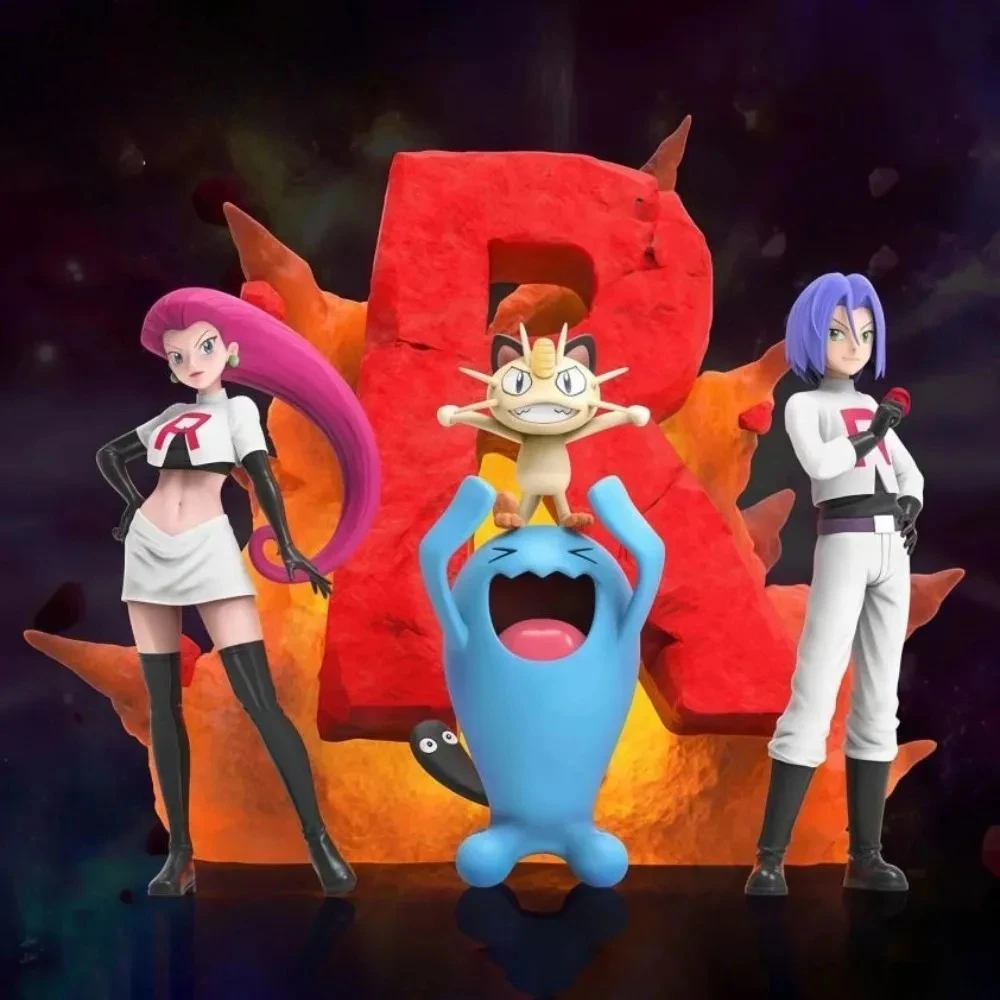 アニメポケモンフィギュアロケットチームアクションフィギュア Pvc コレクションモデルのおもちゃ子供のギフト 3-11 センチメートル