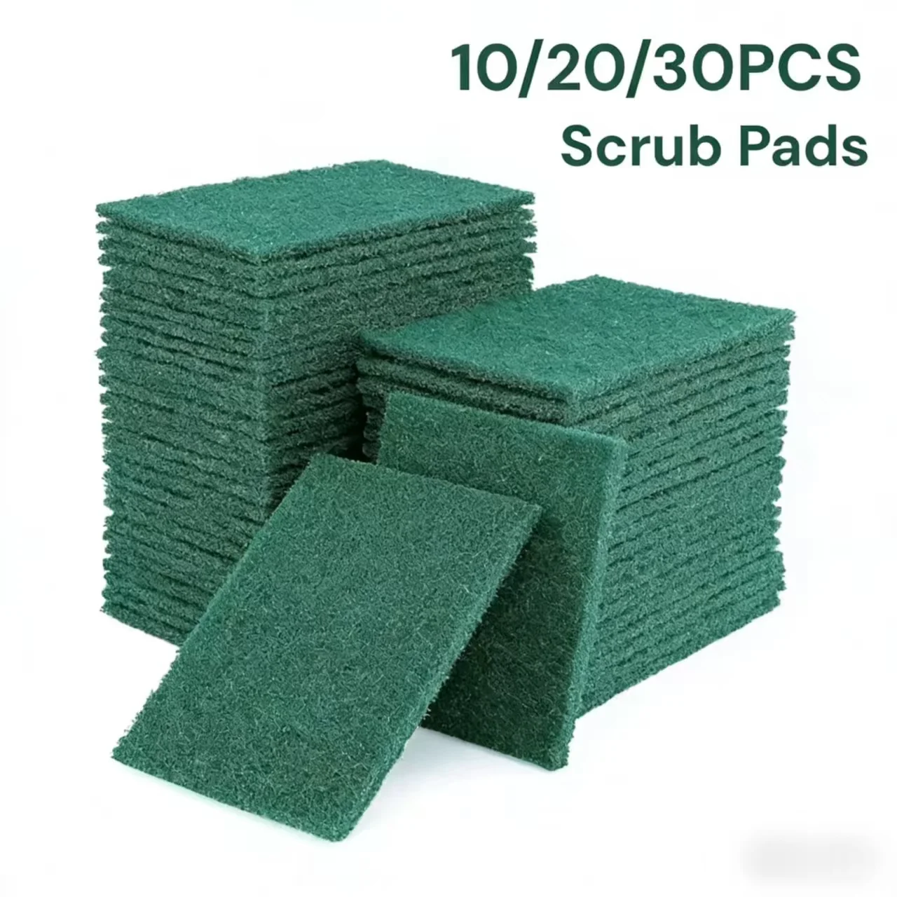 

Scratch Free Kitchen Scrub Pads for Oil Removal Dishwashing Pot Cleaner Multipurpose Reusable Cleaning Pads Set 10/20/30PCS