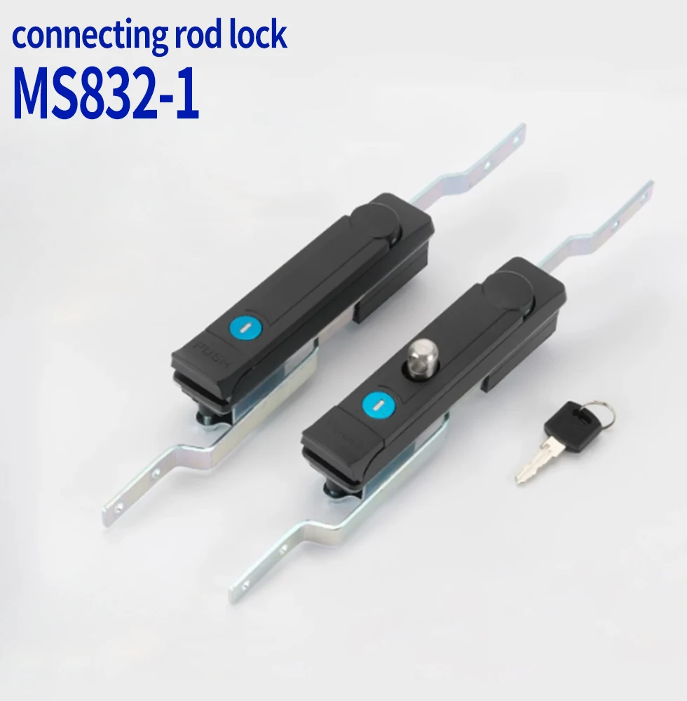 

MS832-1 Upper and Lower Link Lock with Hanging Control Cabinet Distribution Box Door Lock Handle Rotate Heaven and Earth Lock