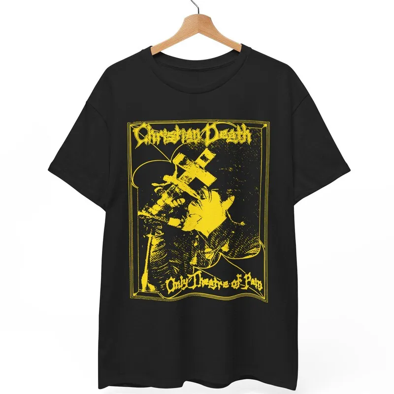 Christian Death T-Shirt, Only Theatre of Pain Band Tee, Rozz Williams Gothic Rock Shirt, Deathrock Post-Punk Top