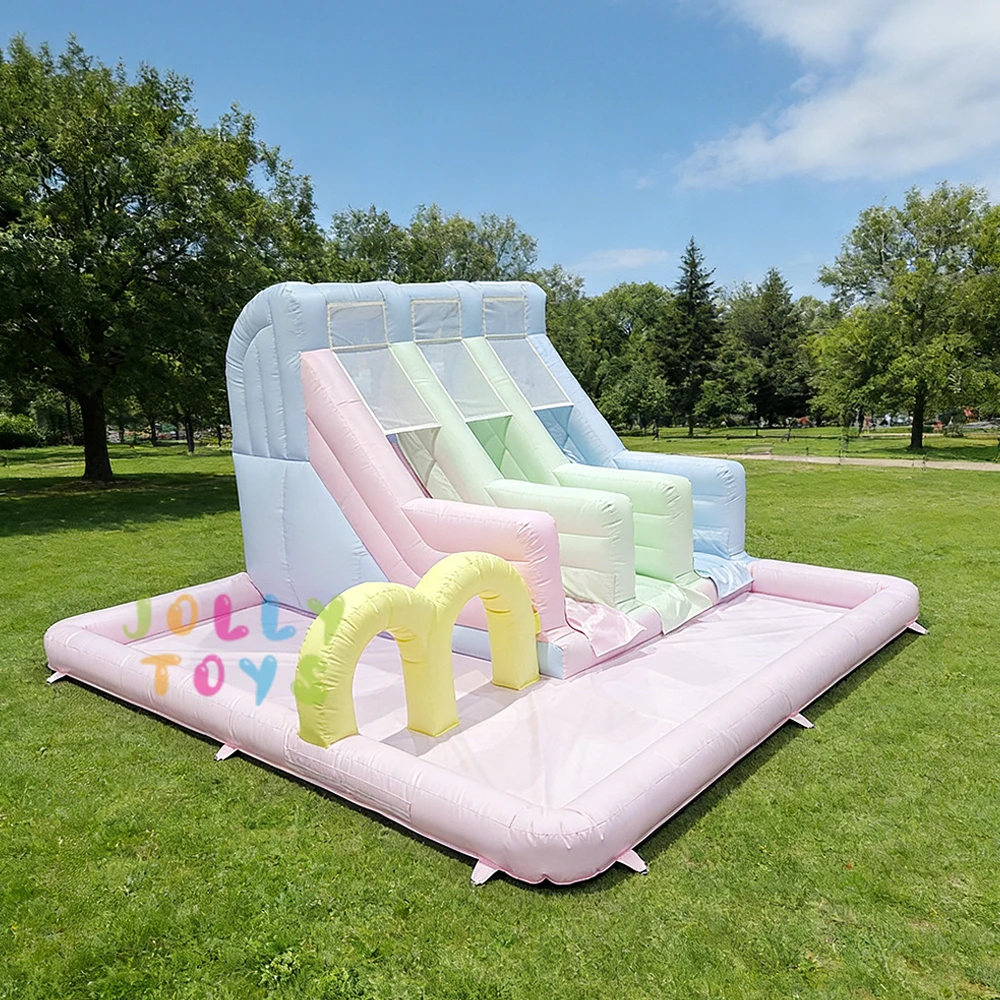 

Inflatable Colorful Bouncer Heavy Duty Material For Children Celebration Holidays Event Outdoor Amusement Play Master New