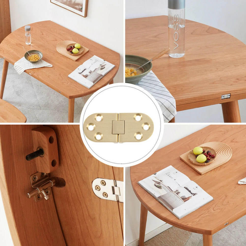 Flip Top Hinges Small In Size With 12 Screws Accessories Foldable Multifunctional Positionable Practical To Use