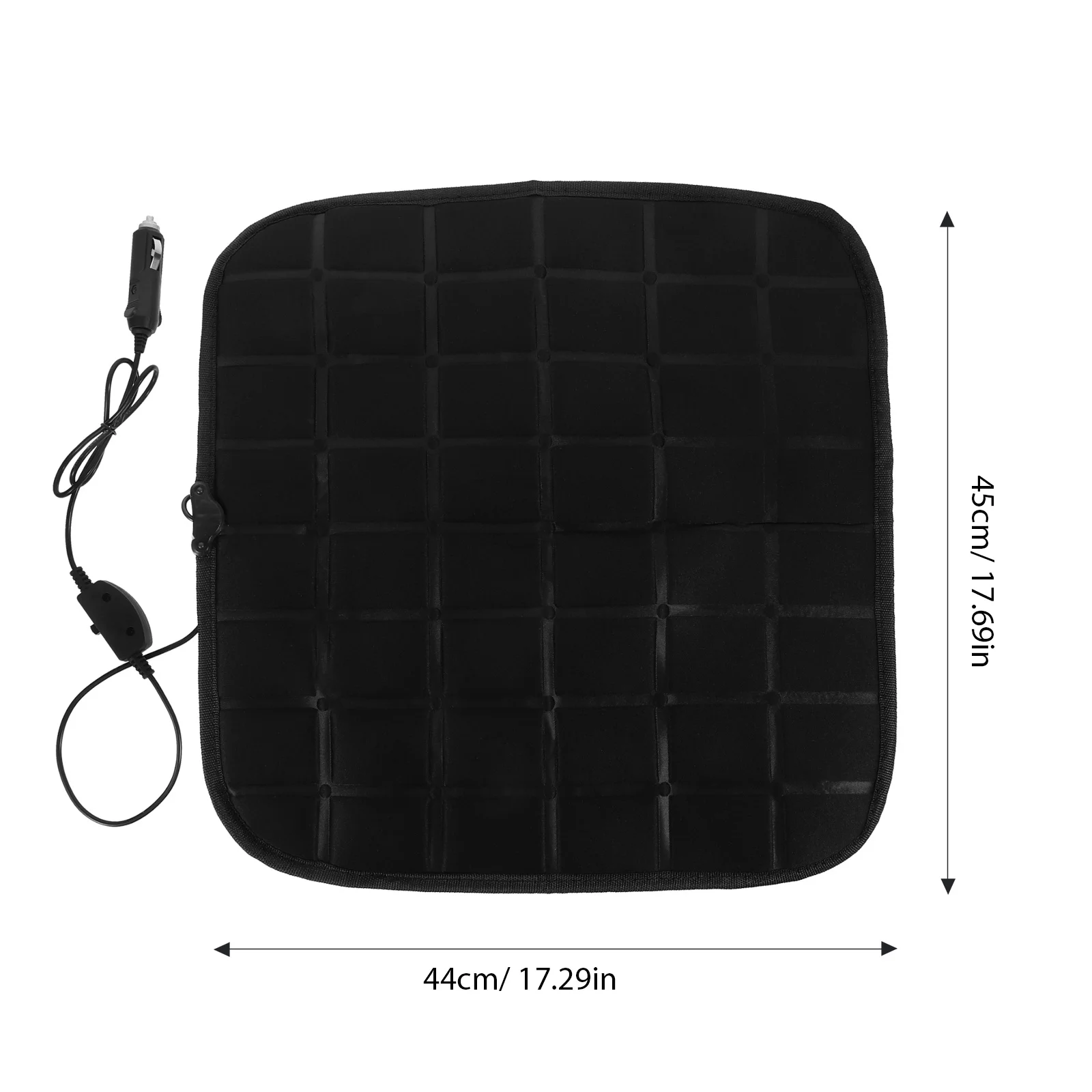 Almofada Aquecida USB para Carro e Cadeira de Escritório, Tapete Térmico para Conforto no Inverno, Fácil de Limpar