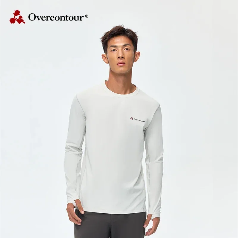 Overcontour x Ailaisen HikingClub Man/Women Outdoor Sports Casual Quick Dry Long Sleeve Bottom Shirt Sweat-absorbent Breathable