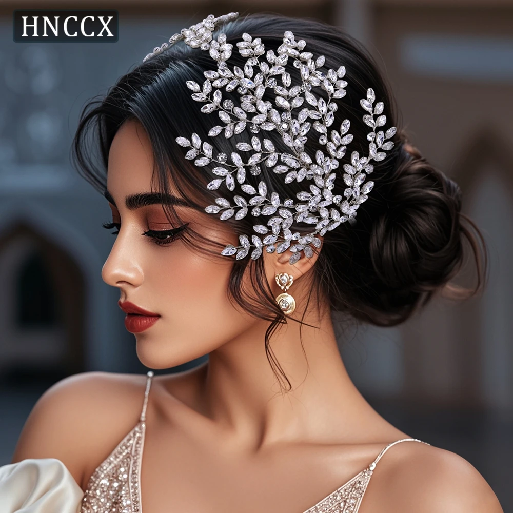 อุปกรณ์เสริมผมงานแต่งงานสุดหรู YouLaPan ประดับกลิตเตอร์และคริสตัล ที่คาดผมแฟชั่นสุดประณีต สำหรับเจ้าสาวและเพื่อนเจ้าสาว รุ่น HP500