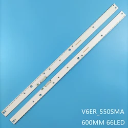 LED backlight strip for UE55MU6400 UE55MU6470 UE55MU6650 UE55MU6500 UE55MU6670U UE55KU6470U UE55KU6400U UE55KU6450U UE55KU6500U