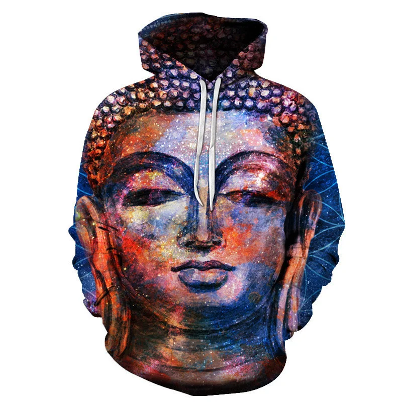 

Shakyamuni Buddha 3D Print Hoodie Men Women Clothing Fashion Long Sleeve Pullovers Designer Hoodies Sweatshirts Tops Pop Hoody