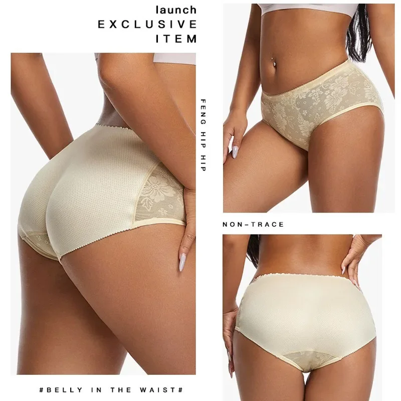 GUUDIA القطن المنشعب ملابس داخلية سراويل بعقب محسن الأرداف محسن سراويل BBL سراويل الغنيمة رفع الدانتيل الجاكار المشكل #3