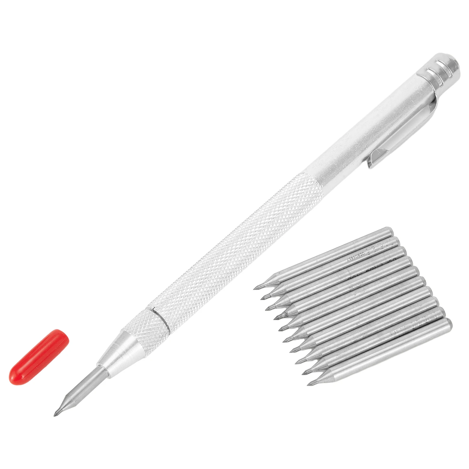 Tungsten Carbide Dica Scriber, Gravação Pen, Marcação Dica para Vidro e Cerâmica, 11Pcs