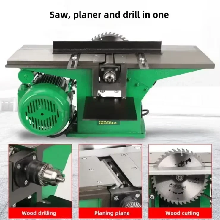 

# Woodworking Electric Thickness Planersquare Hole Table Sawmultifunctional Combined Woodworking Machine Tools #