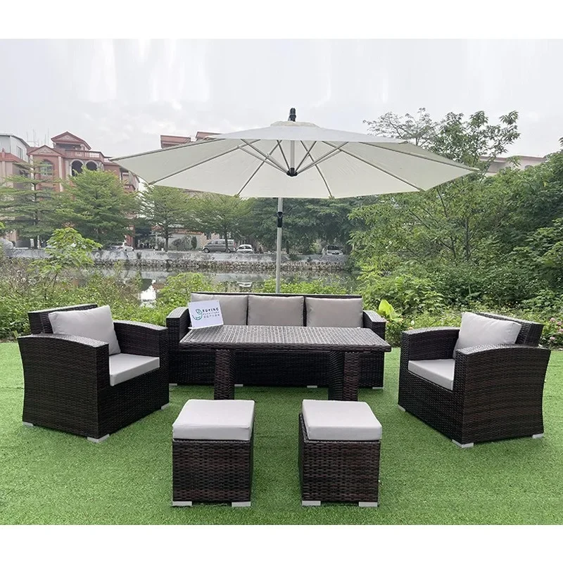 Garden outdoor beach rattan weaving leisure sofa chair outdoor furniture room
