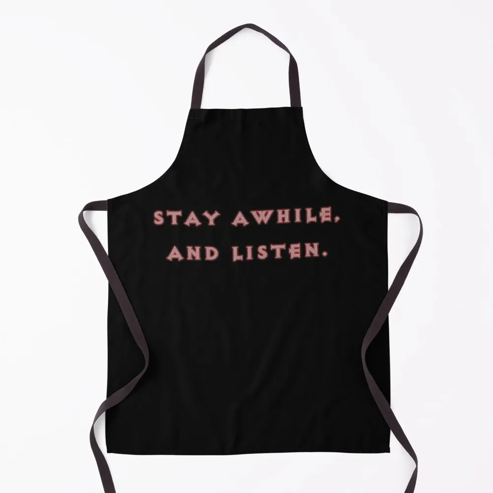 

Stay Awhile Apron esthetician For Man Haircut Apron