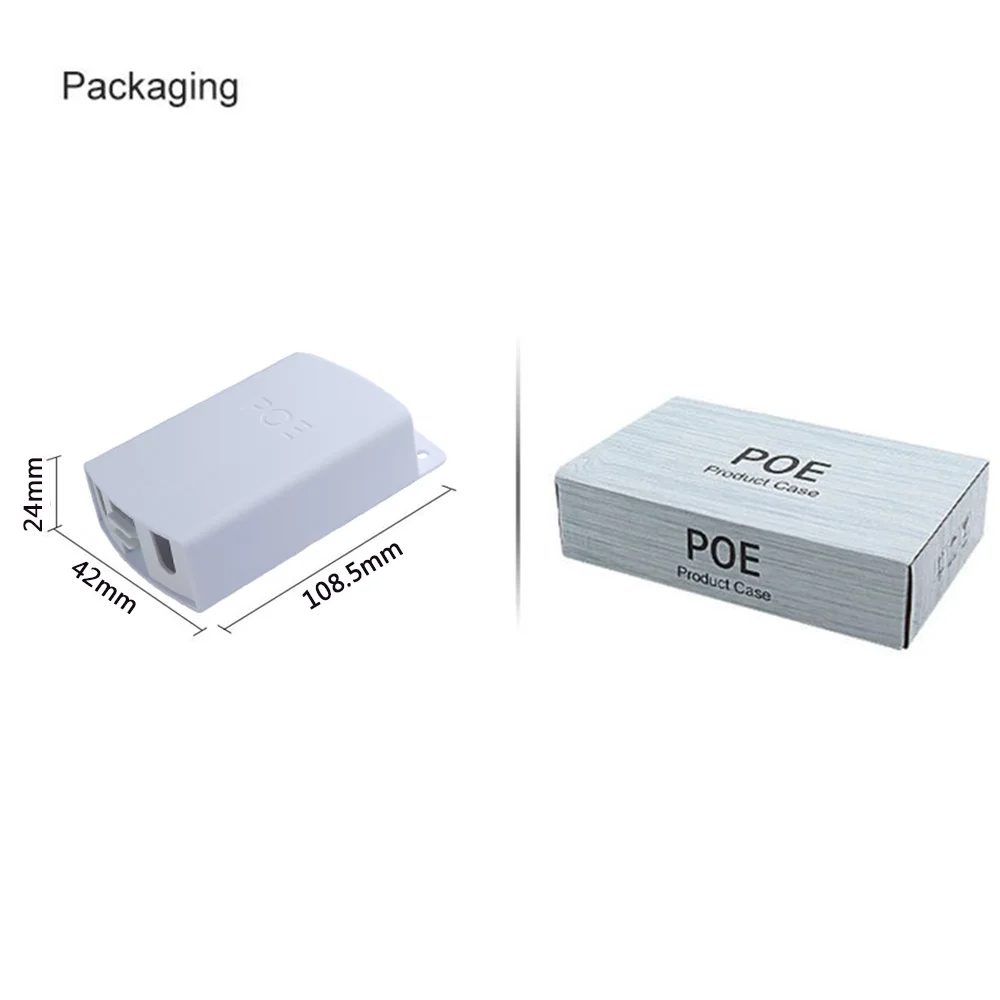 Imagem -06 - Hui-extensor Poe de Portas Impermeável 10 Mbps 100mbps a Repetidor com Ieee802.3af a 250m Estender para Switch Poe Câmera ip