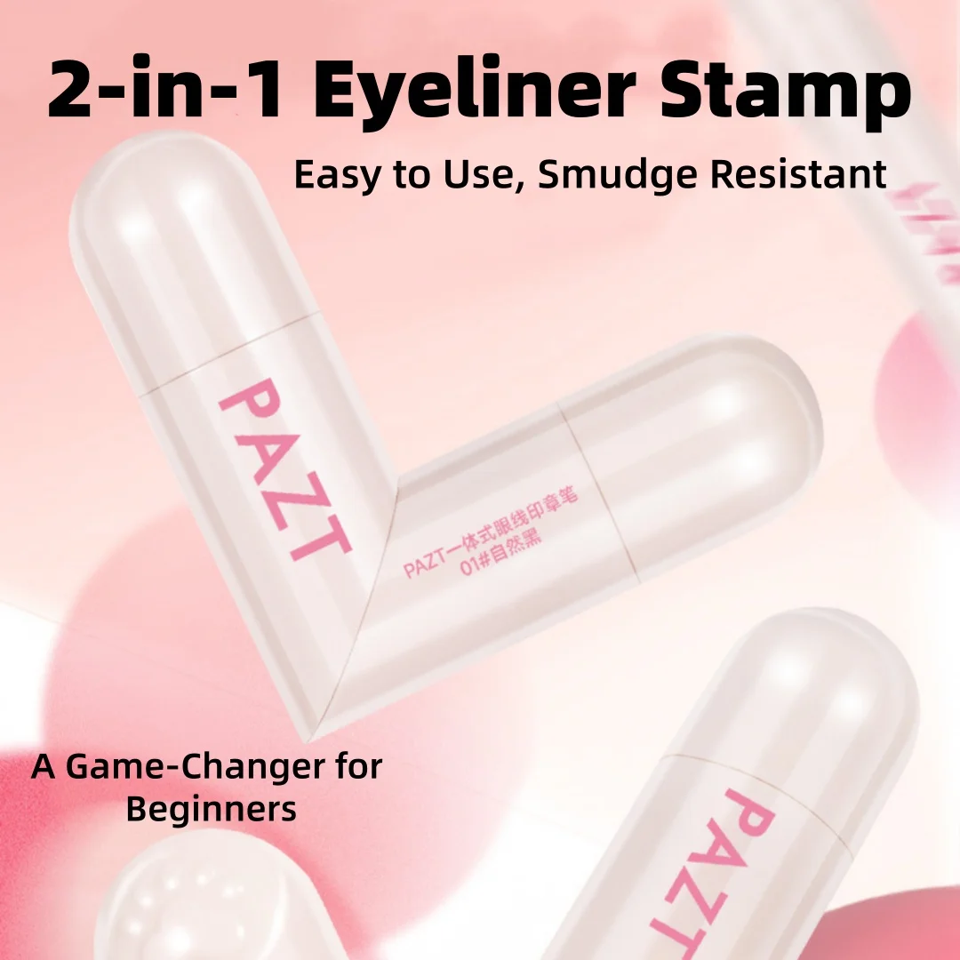 قلم ختم تحديد العيون 283--2 في 1 - خالٍ من الحبر، مقاوم للماء، مقاوم للتلطخ وسريع الجفاف #3