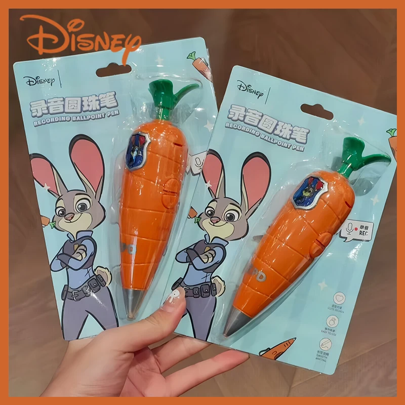 

Genuine Disney Zootopia 2 Judy Carrot Pen Kawaii Animal City Judy Rabbit Sound Carrot Pen Toy Christmas Birthday Gift
