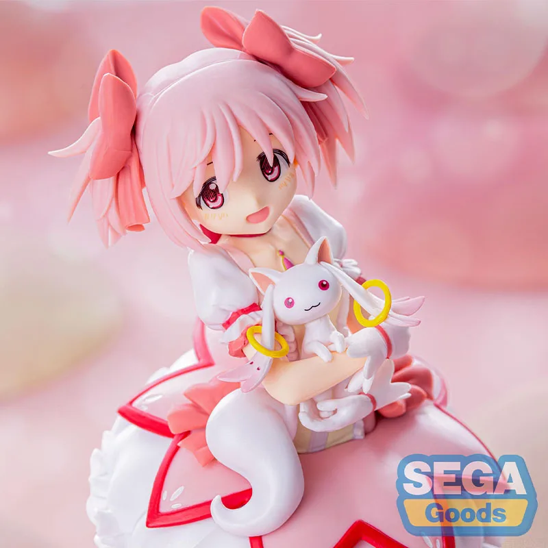 Original SEGA Puella Magi Madoka Magica Madoka Kaname incubadora 24CM figura de Anime figura coleccionable estatuilla modelo muñeca ornamento regalo