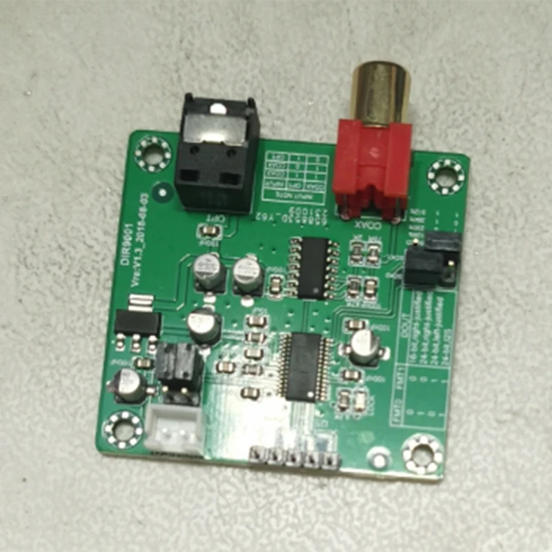 1PCS DIR9001 Module Fiber Coaxial Coaxial Receiver SPDIF To I2S Output 24Bit 96Khz Dedicated For DAC Module NEW