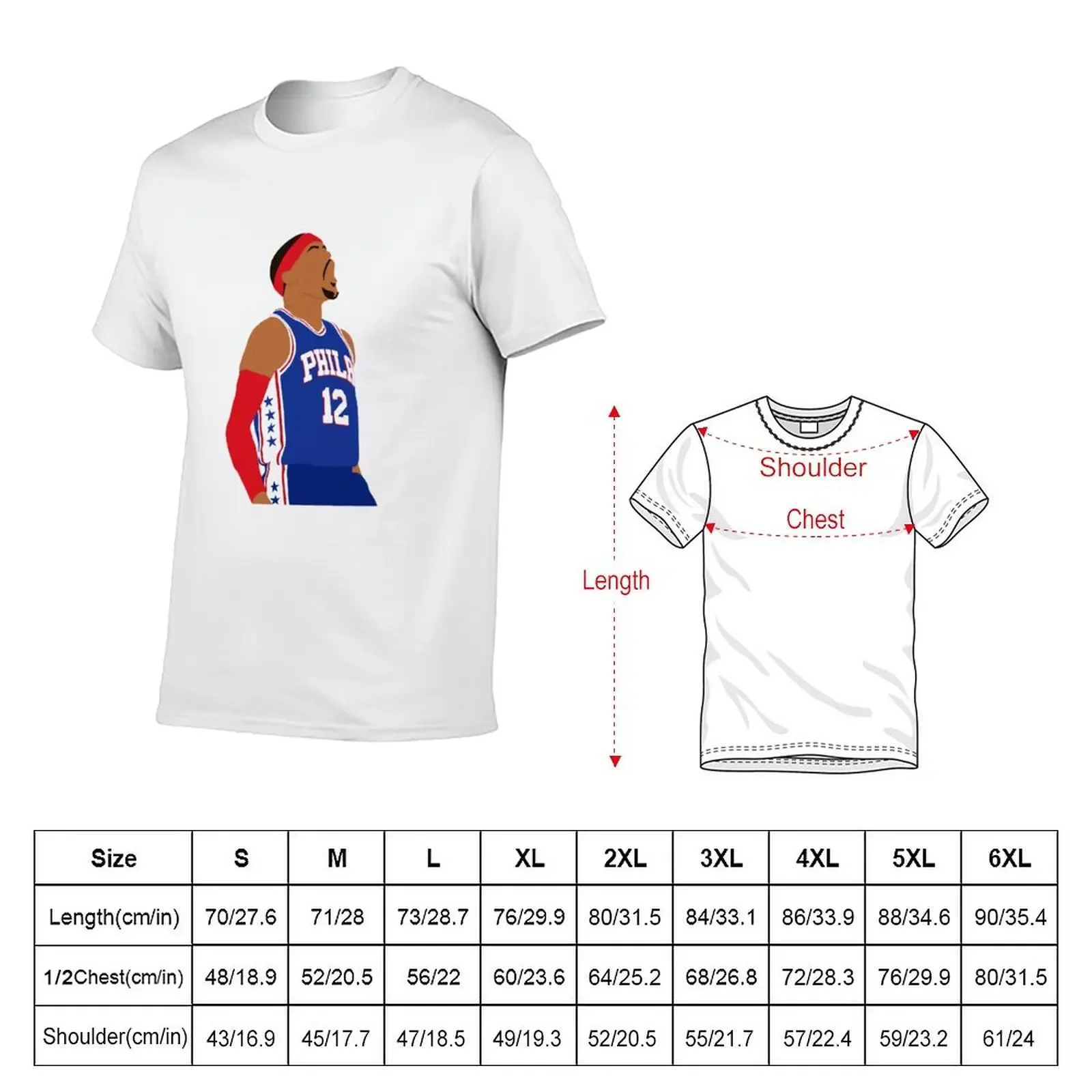 Tobias Harris- 76ers- Sixers- Philadephia T-Shirt oversized customs design your own T-shirts for men cotton