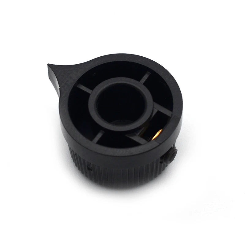 5Pcs The Black 6.4mm shaft Guitar Effects Pedal Pointer Small Chicken Head Knob 1/4\