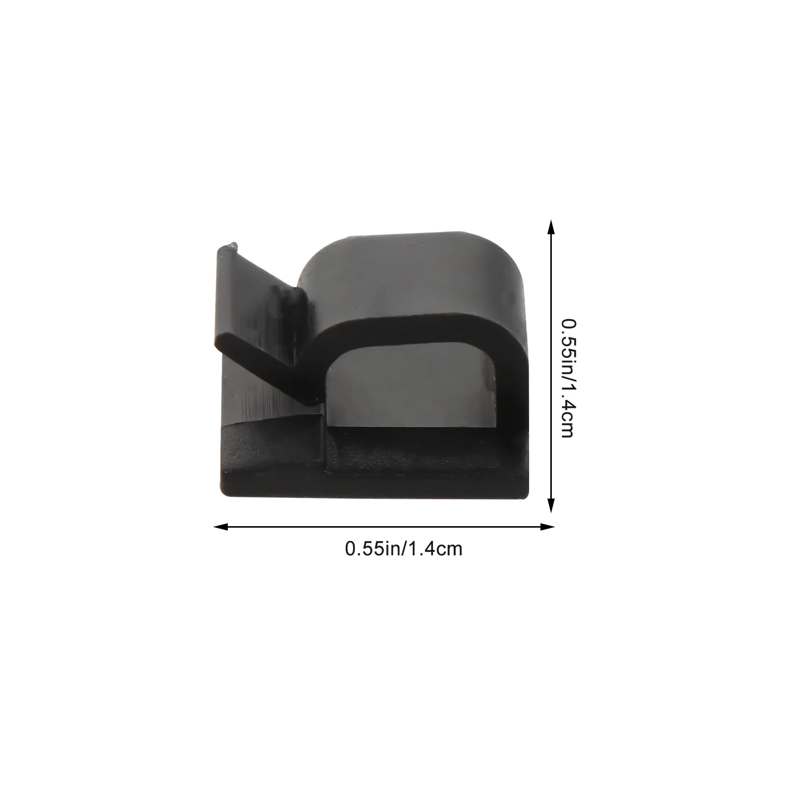 100 قطعة مشابك كابلات ذاتية اللصق من النايلون منظمات سلك تثبيت أبازيم لإدارة كابلات USB للكمبيوتر #6