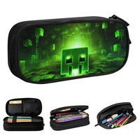 Fun Steve Alex Creepers Pencil Cases Pencil Pouch Pen Box for Girl Boy Big Capacity Bag School Supplies Gifts Stationery