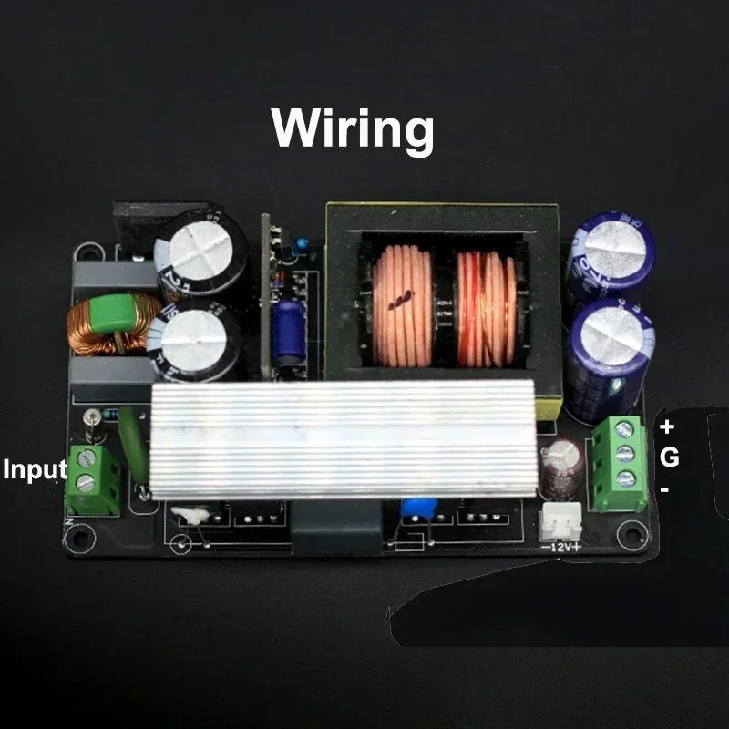Creadvent 600 واط LLC مكبر كهربائي تحويل التيار الكهربائي مجلس المزدوج تيار مستمر 30/40/50/60/70 فولت/80 فولت لتقوم بها بنفسك الصوت الرقمي أمبير