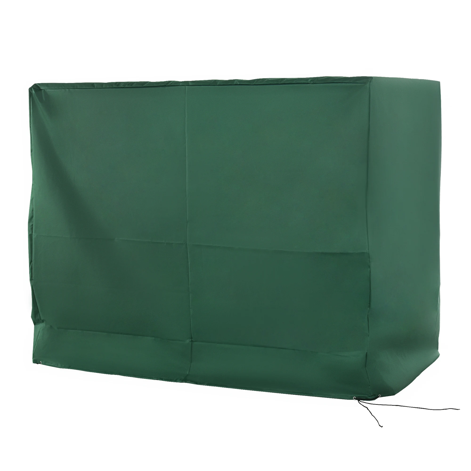 Outsunny Funda Balancín Jardín con Cordones Ajustables 240x133x185 cm Verde
