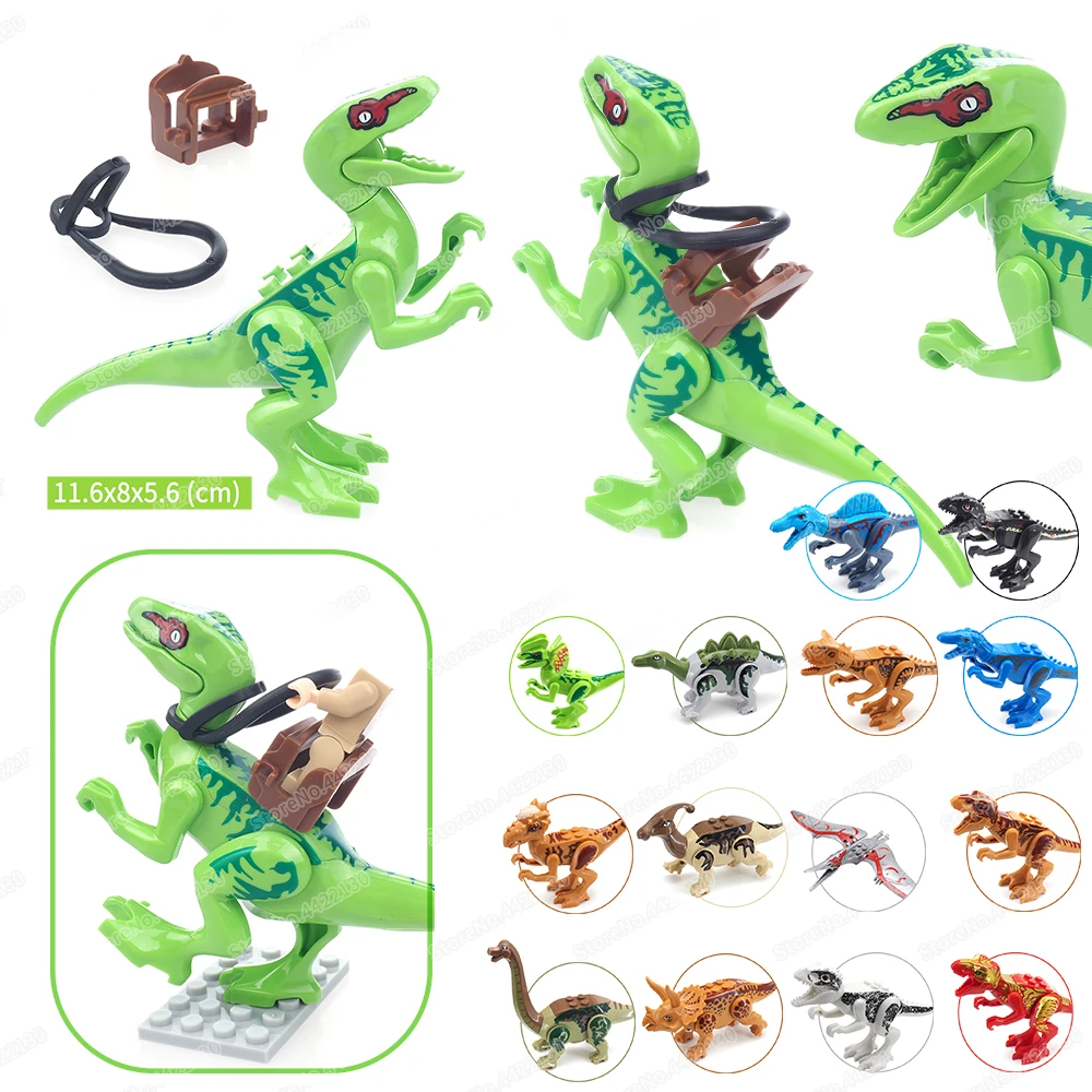 Raptor Knight Set Building Block Moc Figures Training Battle Dragon World Assembled Scenes Model Child Christmas Gifts Boy Toys