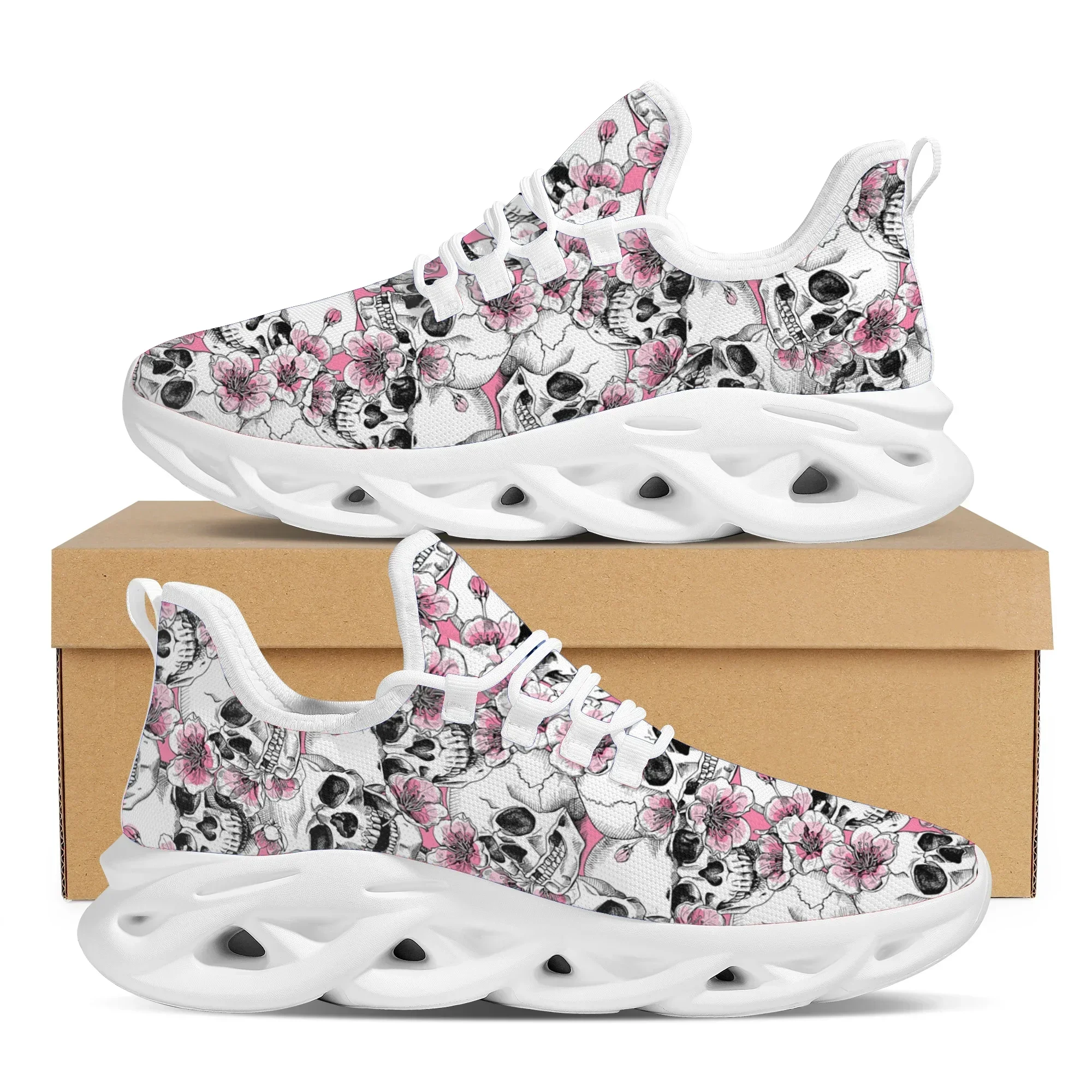 

Sunflower Skull Flat Casual Shoes Outdoor Adult Students Sports Fitness Running Shoes High Quality Lightweight Sneakers Zapatos
