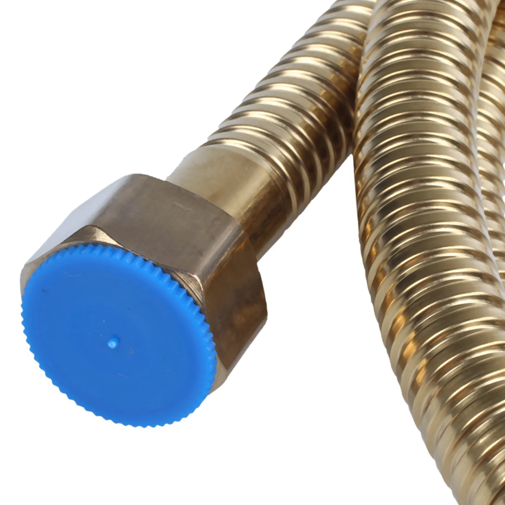 AB13-2X 1.5M Gold Shower Head Hose Long Flexible Stainless Steel Bathroom Water Tube