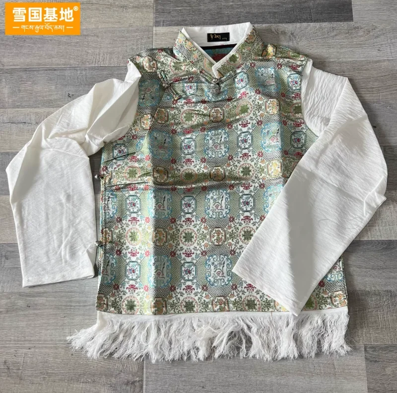 Chinese verborgen en nep-twee-vestoverhemden voor heren die samen verbonden