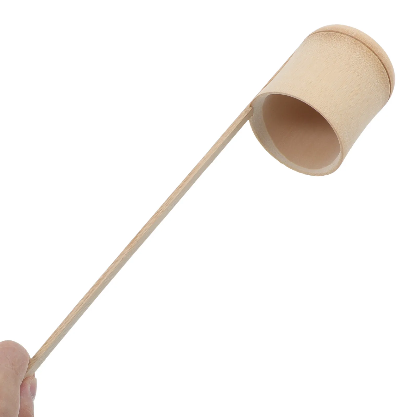 

Long Handle Bamboo Wine Ladle 200ml Multipurpose Kitchen Ladle Wine Spoon Bar Water Serving Scoop Beer Pouring Tool