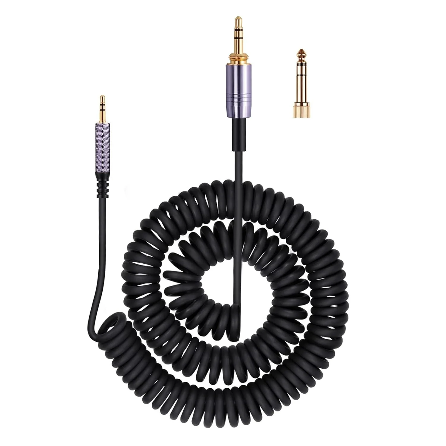 

Coiled Audio Cable Compatible with Bose QuietComfort Ultra QC45 / QC35 / QC25 / NC700 Headphones