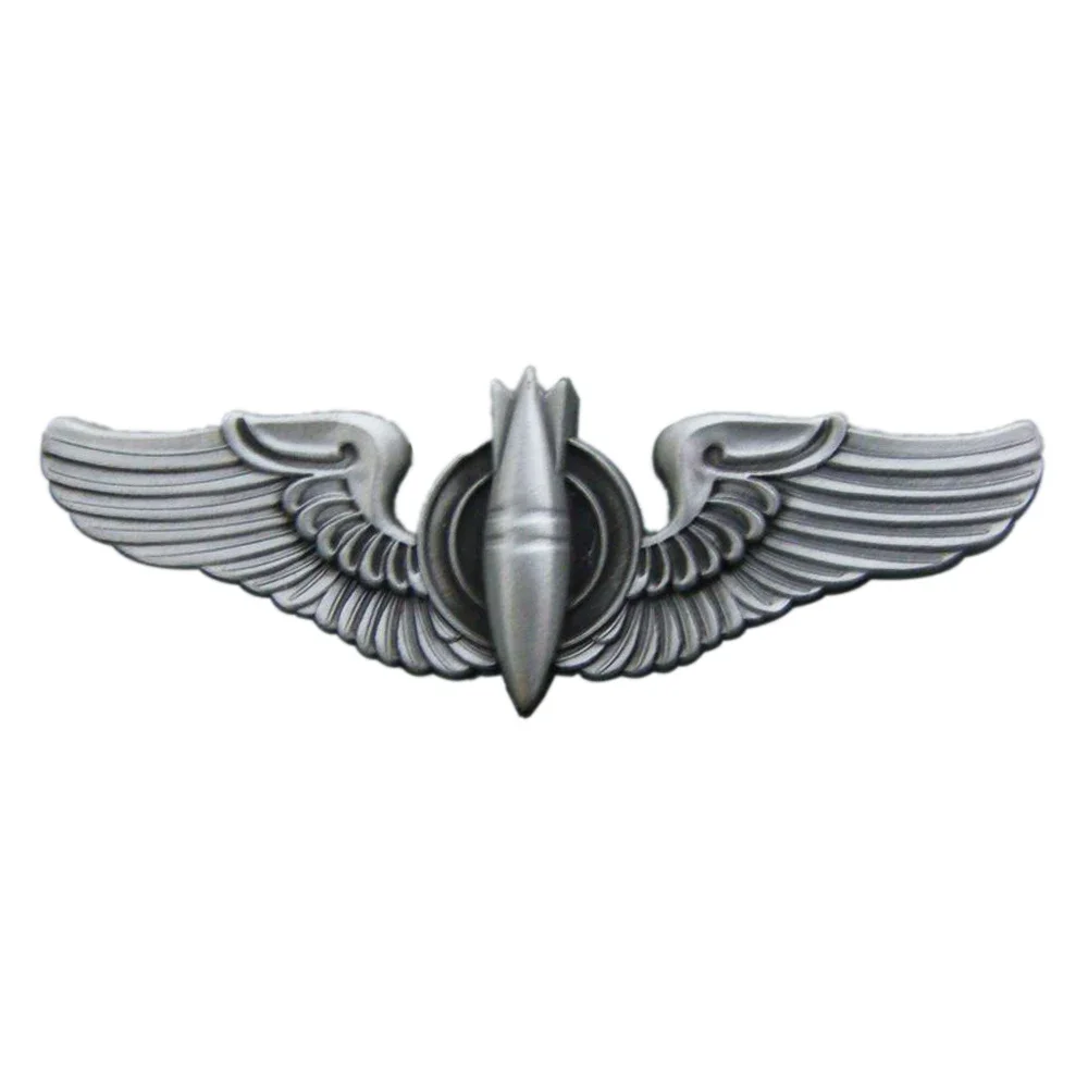 WW2 US Air Force  Bomber Bombardier Wings Badge Pin Brooch