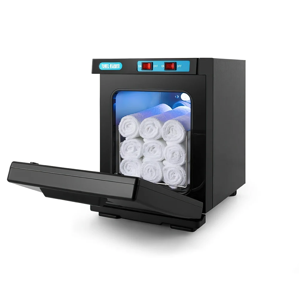 5L UV Handdoekwarmerkast, 150W Snelle Verwarming met Aluminium Kamer, Desinfecterende Warmer voor Professionele Spa & Schoonheidssalon
